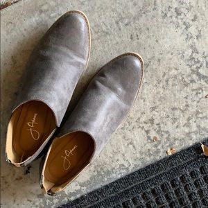 J. Adams Grey Ankle Boots